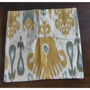 Pottery Barn Bohemian Ikat Pillow Cover 20x20 Retired 2011 Cotton Earth Tone